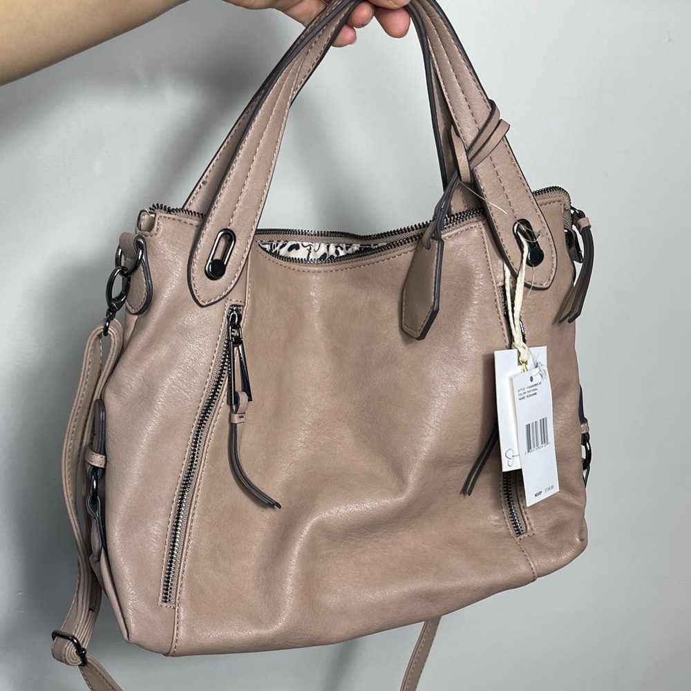Jessica Simpson Beige Convertible Handbag NWT